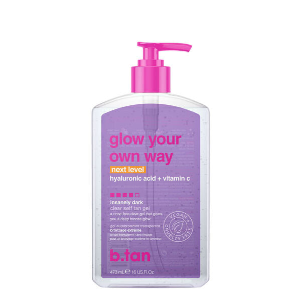 Glow Your Own Way Clear Self Tan Gel Next Level