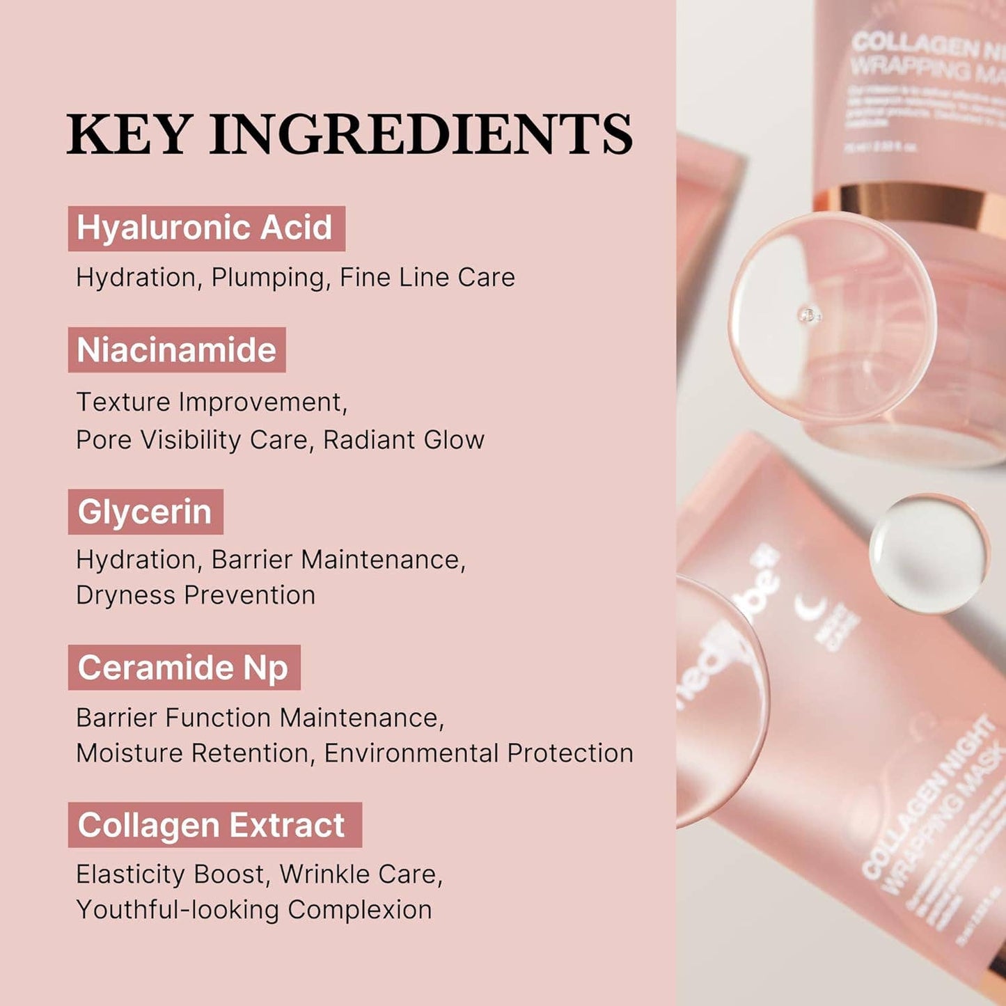MEDICUBE Collagen Overnight Wrapping Peel Off Facial Mask