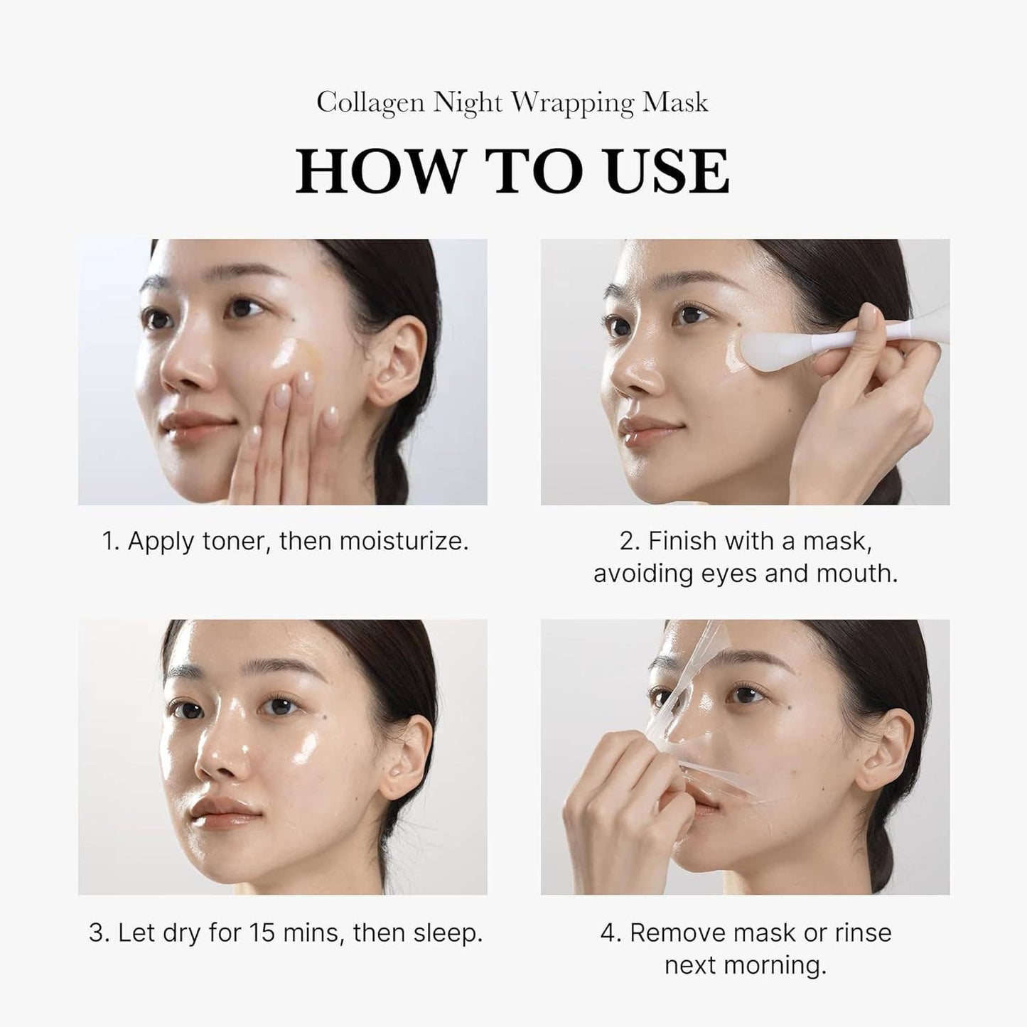 MEDICUBE Collagen Overnight Wrapping Peel Off Facial Mask