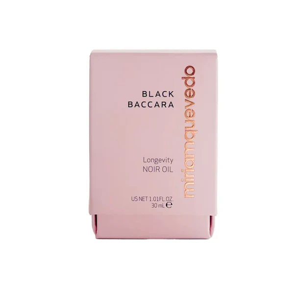 MIRIAM QUEVEDO BLACK BACCARA LONGEVITY NOIR OIL 30ML
