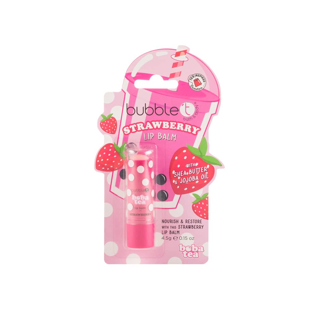 Boba Tea Strawberry Lip Balm