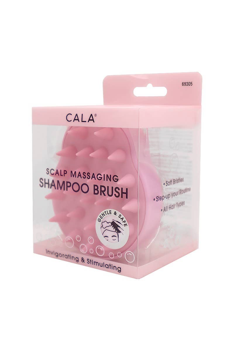 CALA PINK Scalp Massaging Shampoo Brush