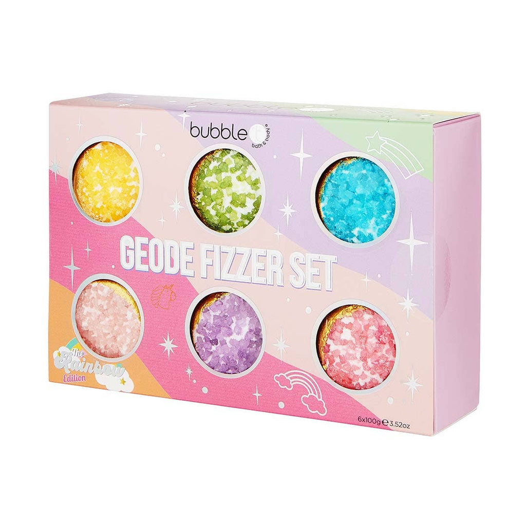 Rainbow Geode Bath Fizzer Gift Set