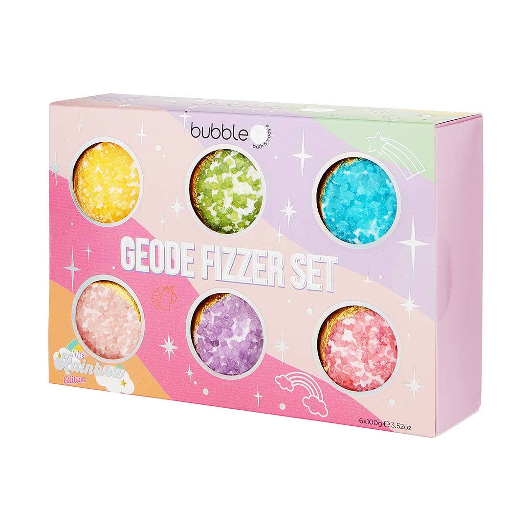 Rainbow Geode Bath Fizzer Gift Set