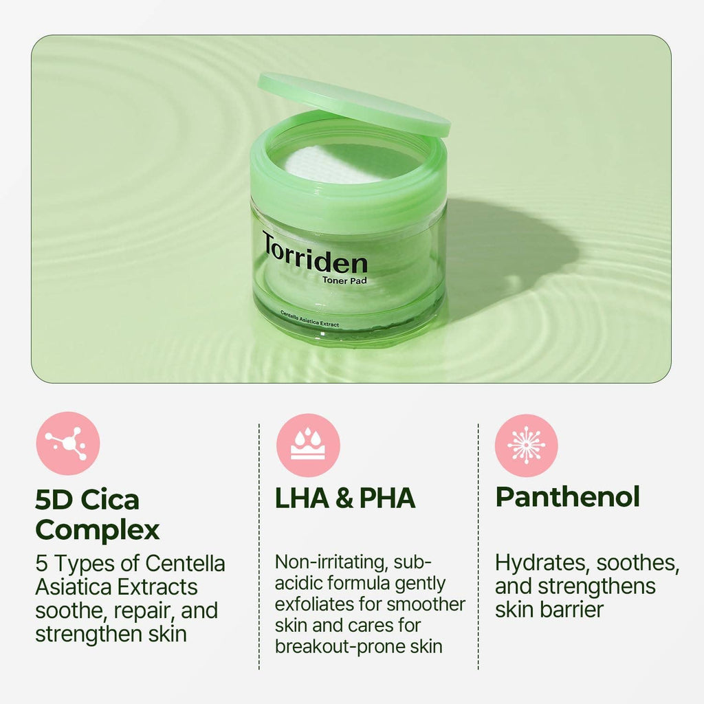 Torriden
BALANCEFUL Cica Toner Pad 60pcs