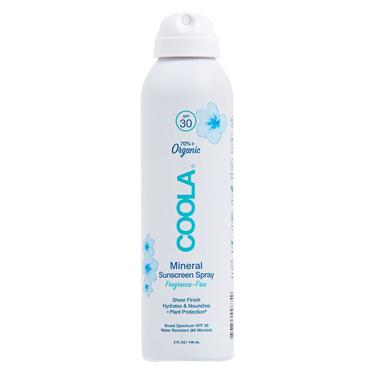 Mineral Body Spray Fragrance Free SPF30