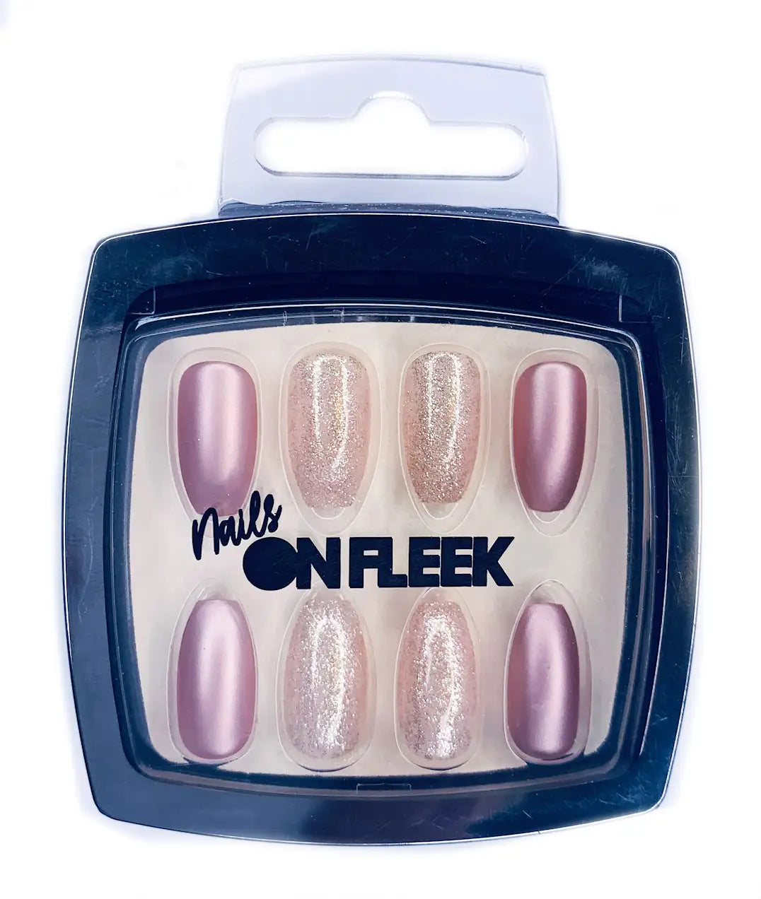 NAILS ON FLEEK GOLDEN PINK NAIL KIT