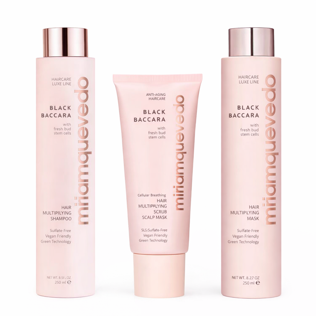 Miriam Quevedo Black Baccara Shampoo, Mask & Scrub 🩷