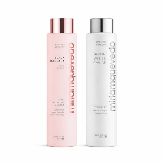 Miriam Quevedo Black Baccara Multiplying Shampoo & Hydra Pure Mask duo