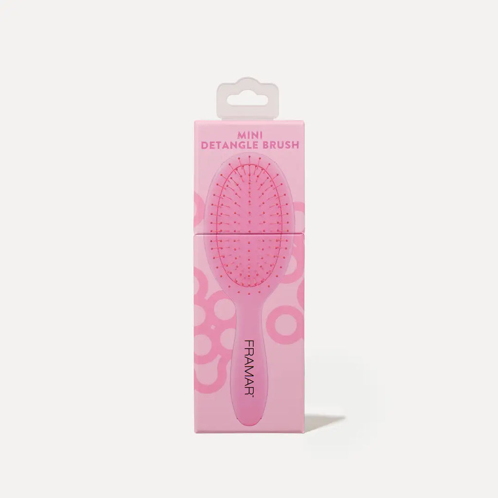 FRAMAR MINI DETANGLER BRUSH PINK