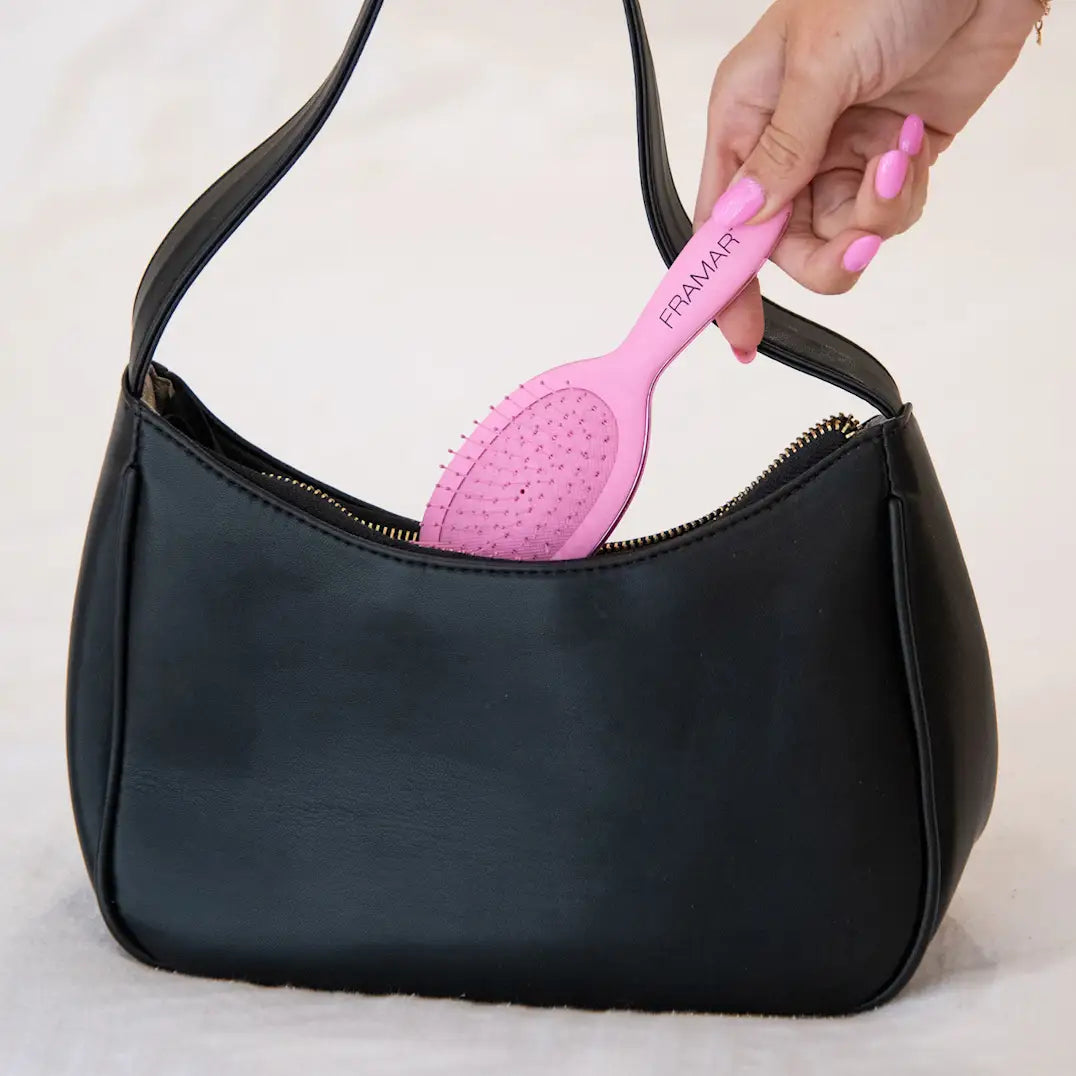 FRAMAR MINI DETANGLER BRUSH PINK
