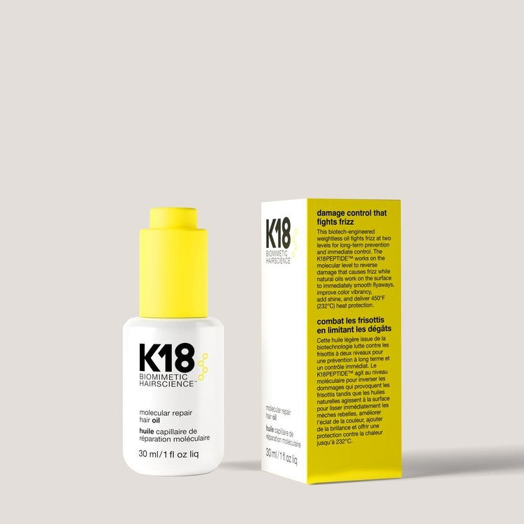 K18
Molecular Repair Hair Oil 30ml