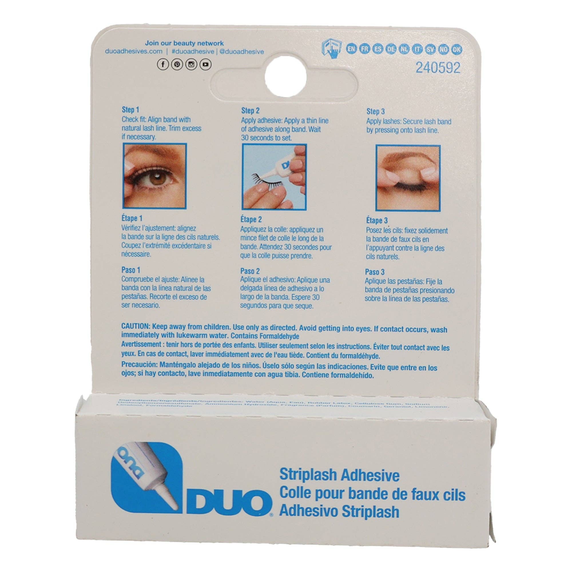 Duo Striplash Adhesive Clear